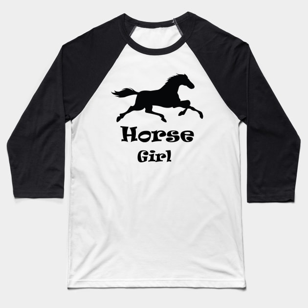Horse Girl Gifts For Horses Riding Gift Baseball T-Shirt by macshoptee